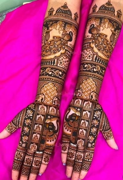 bridal mehndi design