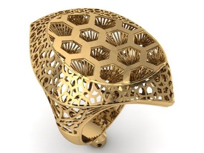 designer gold ring 