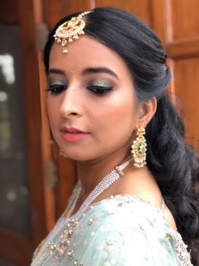 Sakshi's Engagement Makeup