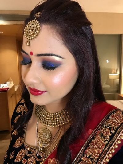 Reception makeup of Indira 