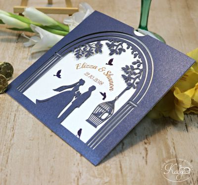 Captivating Christian Wedding Invitation