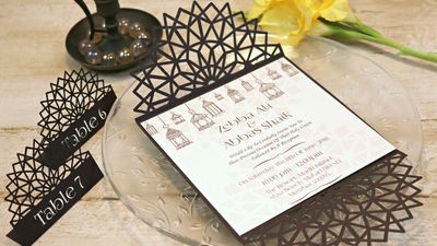 Ornate Mandala Wedding Invitation