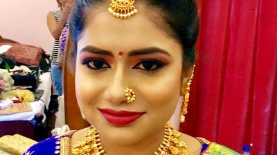 Exotic makeover by Savitha 