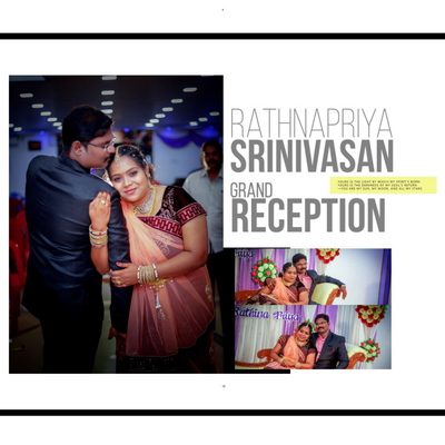 Rathina Priya Sreenivasan Reception