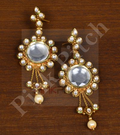 Earrings (Kundan and Stone Embellished)