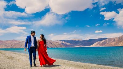 Anurag & Chandni’s Ladakh Prewedding Shoot