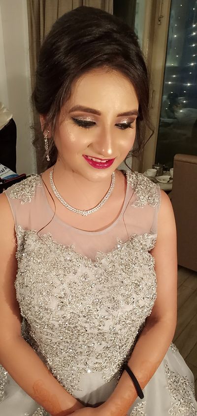 Pragya's Engagement makeup