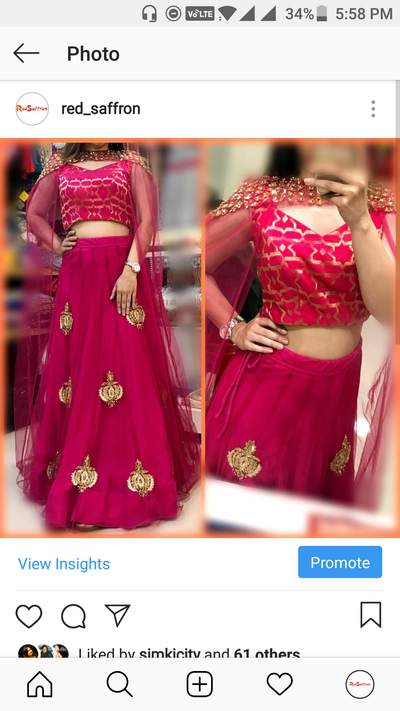 Customised Lehengas 2018 19