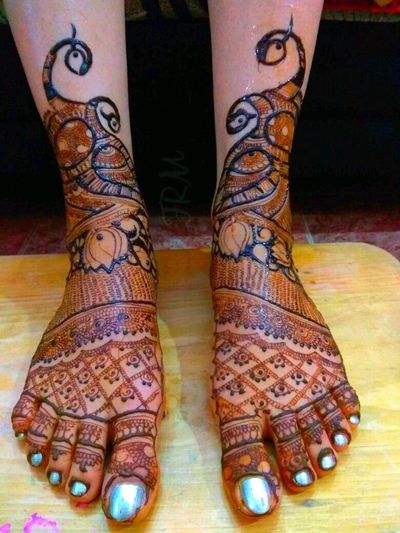 The bridal feet 