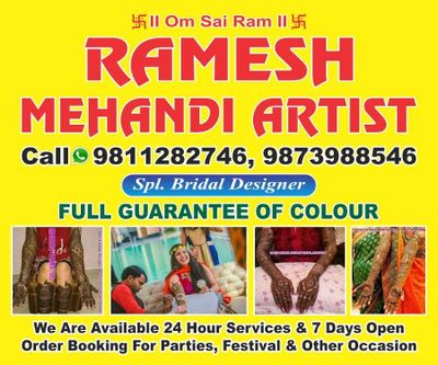 ramesh mehandi artist