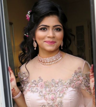 soft makeup for Divya for her Morning Engagement