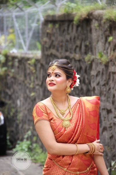 South indian bridal look
