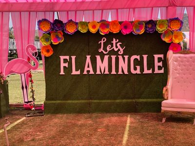 Flamingo theme mehendi