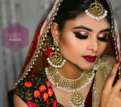Regal Bridal Look