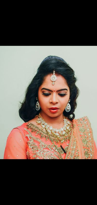 Amrutha's Reception Look