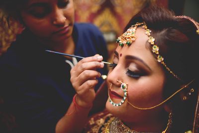 Bridal makeup shoot