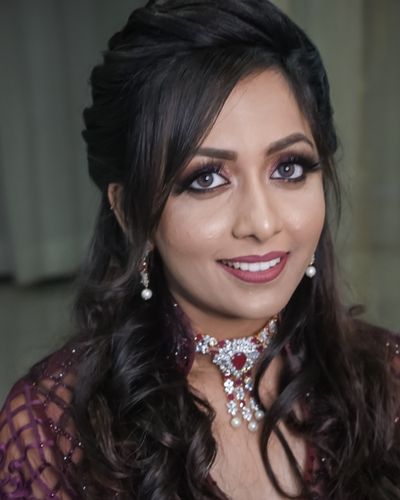 engagement makeup for prachi