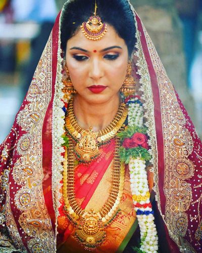 Rekha's wedding look