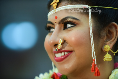 Maharashtrian bride Sandhya