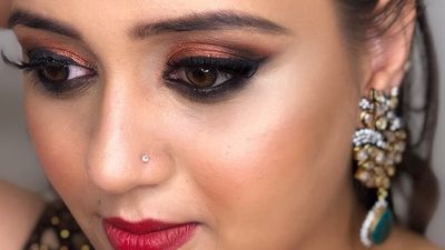 Ankita’s cocktail makeup