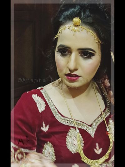 Airbrush bridal makeup  by anamta Hashmi