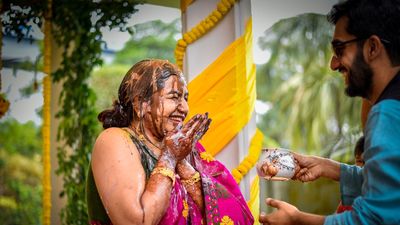 Sikha's Haldi