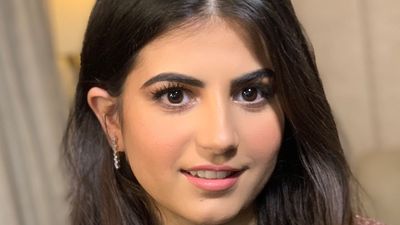 Engagement makeup for Asmita
