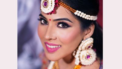 Bride Shruti- Makeup for Haldi ceremony