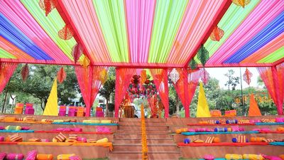 Rajasthani Mela Themed Haldi 