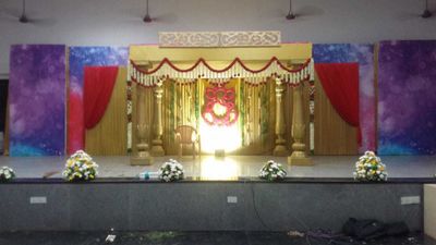 Wedding stage decorations