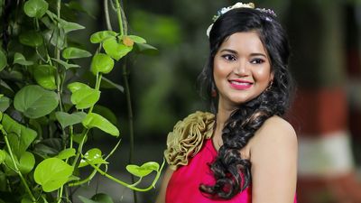 Maternity shoot and Baby shower makeup for -Madhura 