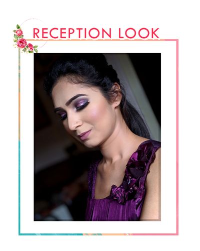 My bride Vibha's Reception look