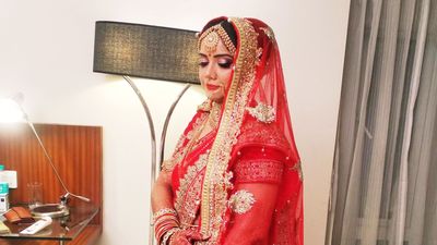 Non Bengali Bridal Makeover 7