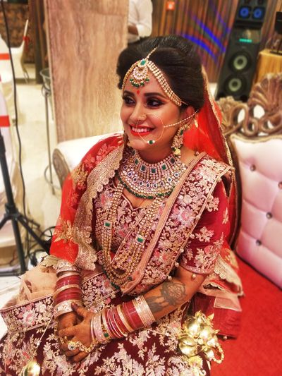 Non Bengali Bridal Makeover 16