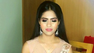 North Indian Bride(reception makeup)
