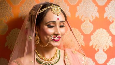 Nupoor bridal HD make up at Hotel Clarks Varanasi