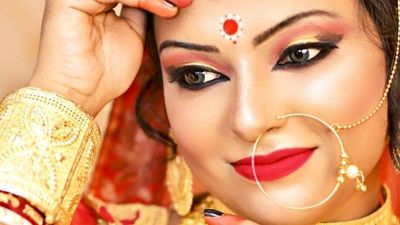 HD Makeup-Glamorous Bengali Bride