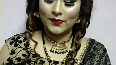 Bridal makeup done by fatima makeup artist