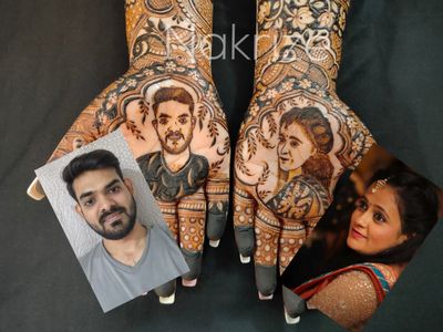 potrait mehendi