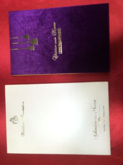 Wedding cards Boxed type