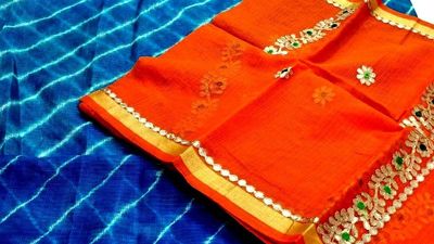 Vibrant Rajasthani Lehariya Dupatta for ladies