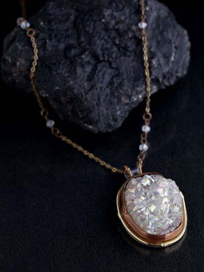 Semi-precious gemstone pendants 