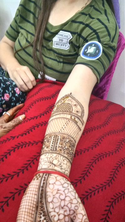 Deepika bridal mehendi at dwarka on 28 nov 2019