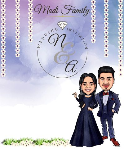Niraj weds Aishwarya Wedding Card