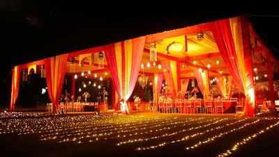 Royal red and Golden theme