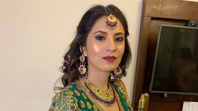 Ambika’s makeup for her brother’s wedding 