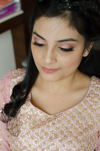 Punita's Lunch engagement lunch makeup