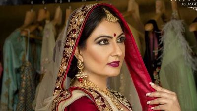 Bridal makeup for Mukta