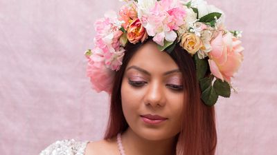Spring look for a newbride