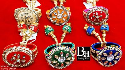 Beautiful Bracelets and Gota Flower Jwellery for Menhadi and Sangeet